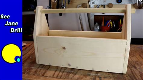 How To Build A Wooden Toolbox YouTube