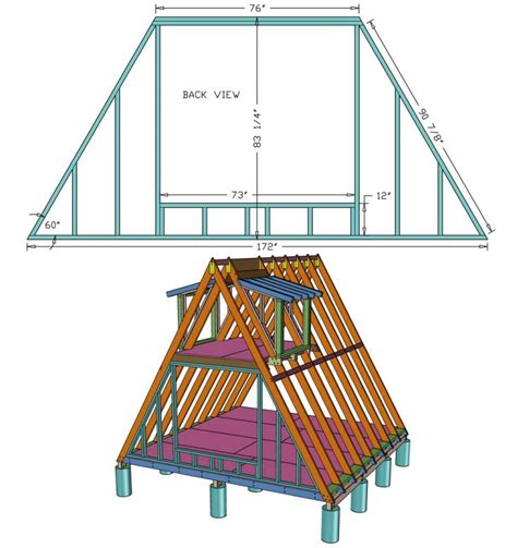How To Build An A Frame Cabin Step By
