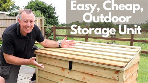 How To Build An Outdoor Storage Box