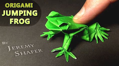How To Build Jumping Frog From Paper