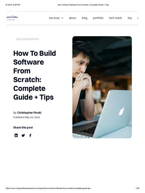 How To Build Software From Scratch Complete Guide + Tips PDF