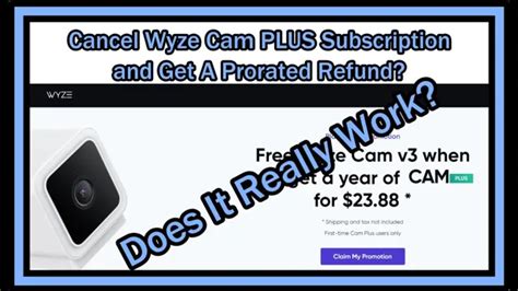 How To Cancel A Wyze Cam PLUS Subscription and Get A …