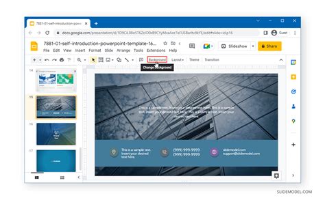 How To Change Background In Powerpoint Google Slides