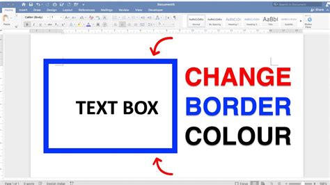 How To Change Color In Text Box In Word Printable Templates Free