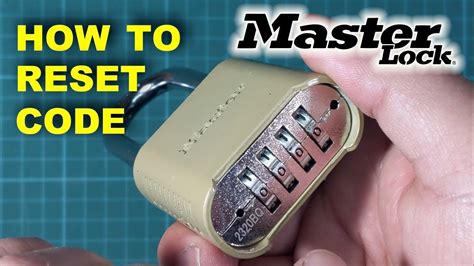 How To Change Combination On Master Lock unugtp