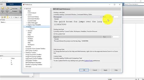 How To Change Font Size of Code In Matlab MatLab Tutorial For