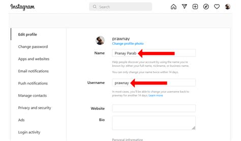 How To Change Instagram Name All Electro Tech
