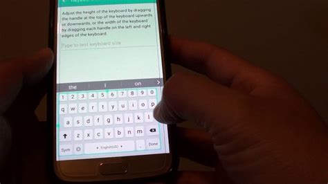 How To Change Keyboard Size Larger On Samsung Galaxy S7/Edge ... - YouTube