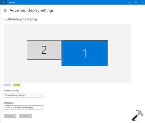 How To Change Resolution On Second Monitor