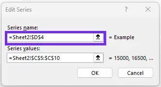 How To Change Series Name in Excel Ajelix
