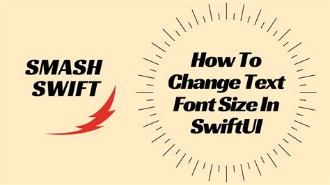 How To Change Text Font Size In SwiftUI YouTube