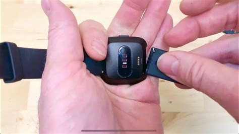 How To Change The Band on a Fitbit Versa - YouTube