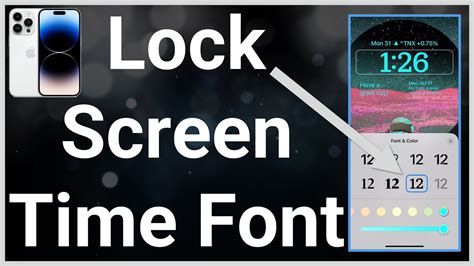 How To Change Time Font On iPhone Lock Screen YouTube