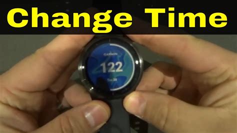 How To Change Time On Garmin Vivoactive 4-Easy Tutorial