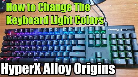 How To Change the Color on a Hyperx Keyboard Decortweaks