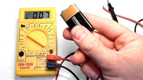 How To Check A 9 Volt Battery With A Multimeter