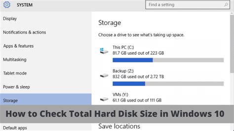 How To Check Total Hard Disk Size In Windows 10? Do This