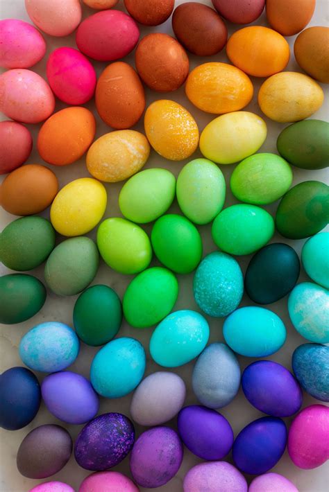 How To Color Easter Eggs With Food Coloring