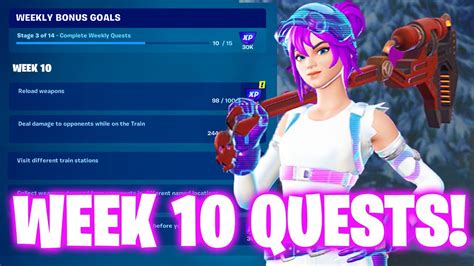 How To Complete All Fortnite Week 10 Challenges Quickly