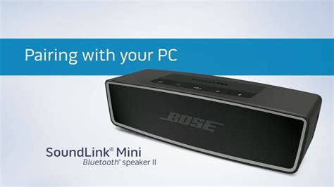 How To Connect Bose Soundlink