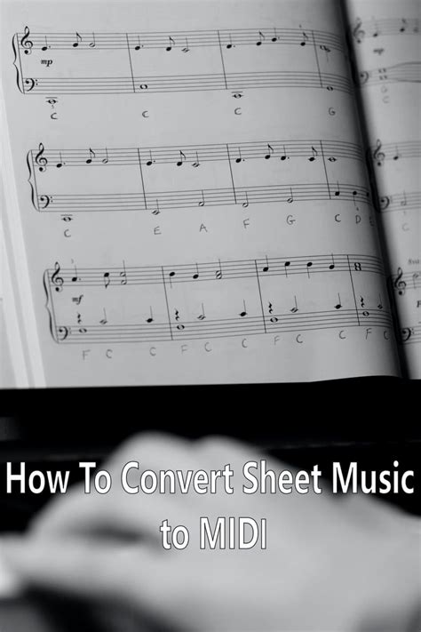How To Convert Sheet Music Into MIDI The Simple Way! SCANSCORE