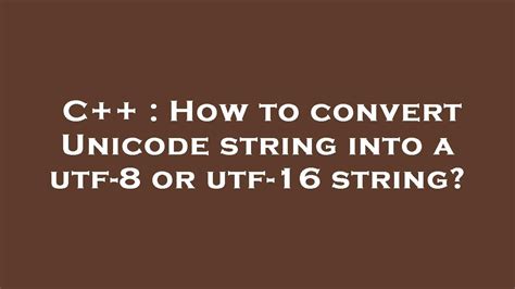 How To Convert Unicode String To Proper String (Chinese language) in ...