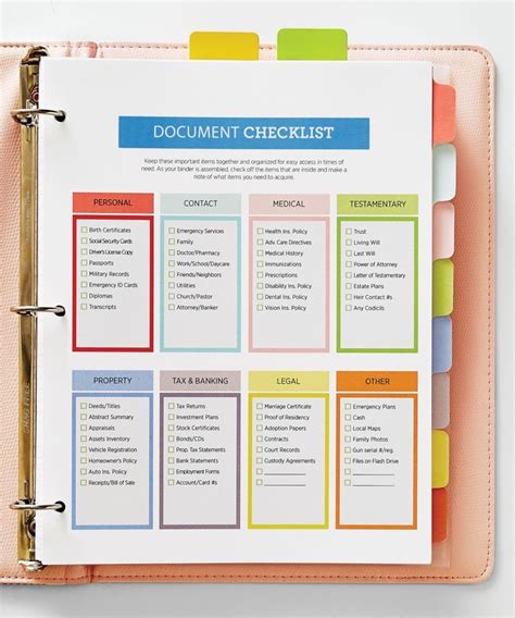 How To Create A Complete Important Documents Grab And Go Binder