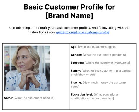 How To Create A Customer Profile Gather Prospect Data