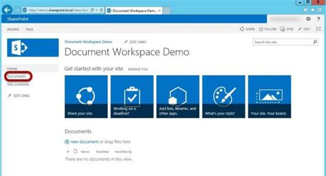 How To Create A Document Workspace In Sharepoint 2013 Redmondmag Com