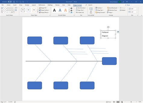 How To Create A Fishbone Diagram In Microsoft Word Lucidchart
