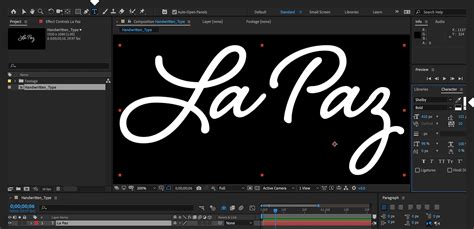 How To Create A Handwritten Title Adobe After Effects Tutorials