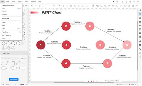 How To Create A Pert Chart In Excel Edrawmax Online