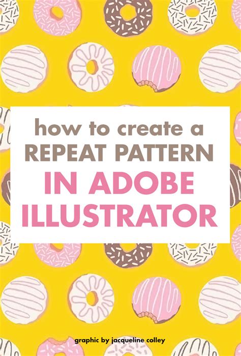 How To Create A Repeating Pattern In Illustrator