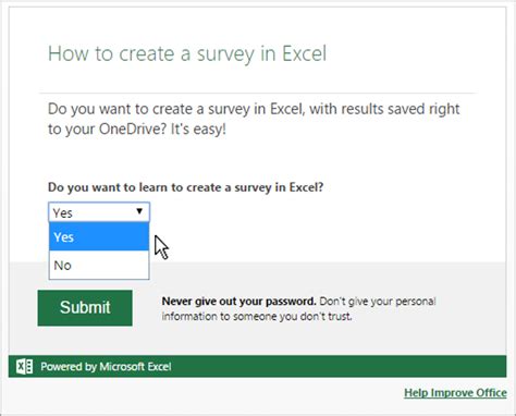 How To Create A Survey Using Excel Survey Making Money Just By Walking