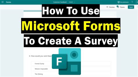 How To Create An Anonymous Survey Using Microsoft Forms Templates
