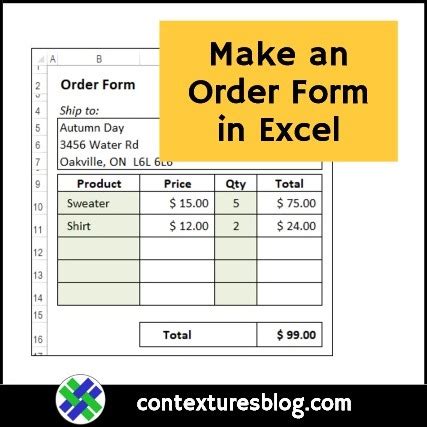 How To Create An Order Form & Order Page For Collecting Online Orders