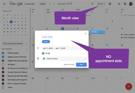 How To Create Appointment Slots In Google Calendar