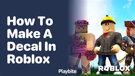How To Create Decals On Roblox Mobile