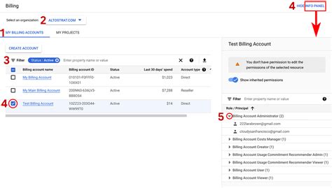 How To Create Google Billing Account Logistic Management