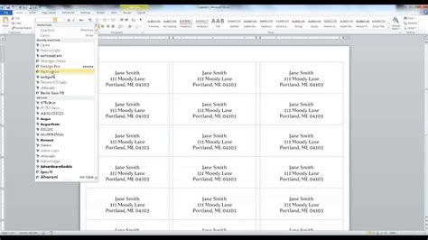 How To Create Labels In Word Regarding Food Label Template Word CUMED