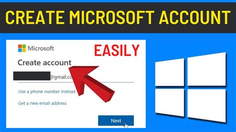How To Create Microsoft Account In Windows . Create Microsoft Account