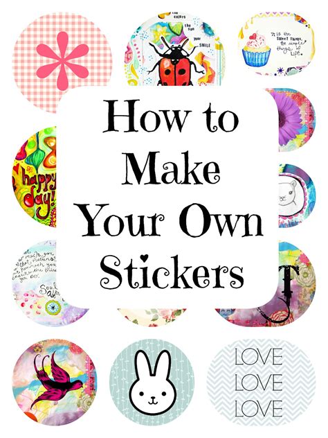How To Create Printable Stickers