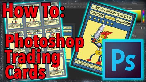 How To Create Trading Cards In Photoshop Youtube