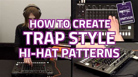 How To Create Trap Style HiHat Patterns Beat Making With The Roland