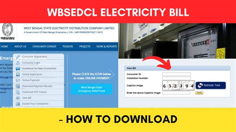 How To Create WBSEDCL ID Password and Download Electric Bill