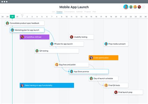 How To Create a Project Schedule With Examples • Asana