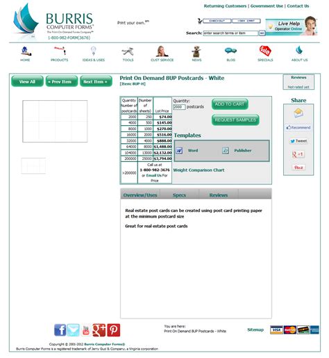 How To Create and Print Your Own Photo Postcards. Burris Computer Forms