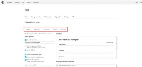 How To Customize The MailChimp Signup Form
