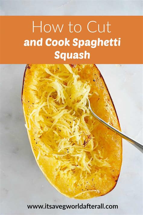 How To Cut Spaghetti Squash Easier