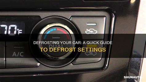 How To Defrost Car